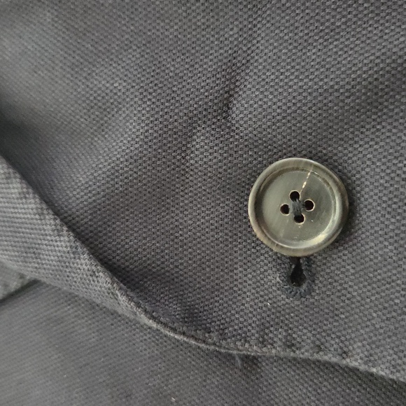 Carolina Herrera Navy Sport Coat with Notched Lapels - Picture 8 of 8